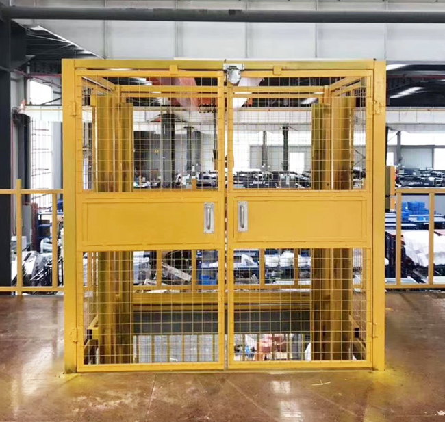 屏南智能导轨式升降机亮相